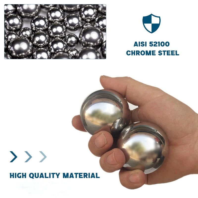 DEEPDREAM 2pcs 2"" Inch Chrome Steel Bearing Balls (51mm) - Image 4